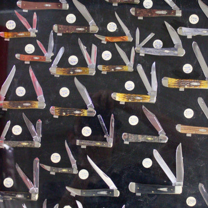 Case KnivesCase pocket knives on display.