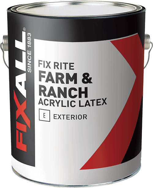 FixAll  Fix Rite Farm & Ranch Exterior Latex Paint White - 1 Gallon