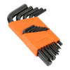 Great Neck Saw Manufacturing Hex Key 13 Piece SAE Set with Holder