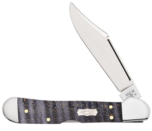 Case Smooth Purple Curly Maple Mini CopperLock®