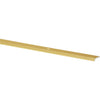M D Building Products 3/4 In. x 6 Ft. Satin Brass Aluminum Fluted Tile Edging
