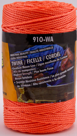 TWINE #18X500 TWIST ORANGE NYLON