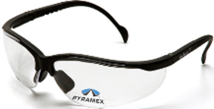 V2 READER 2.0X SAFETY GLASSES CLEA