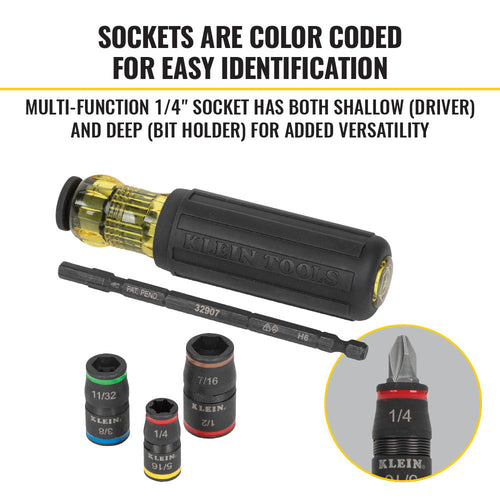 Klein Impact Flip Socket with Handle