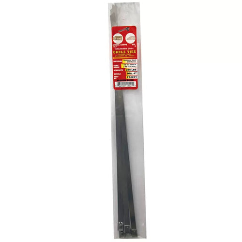 Tool City 14.2 in. L Stainless Steel Cable Tie 5 Pack