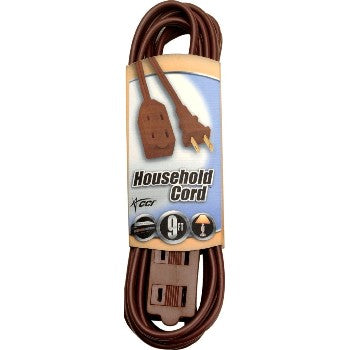 Coleman Cable 09402 Indoor Extension Cord - 9 feet