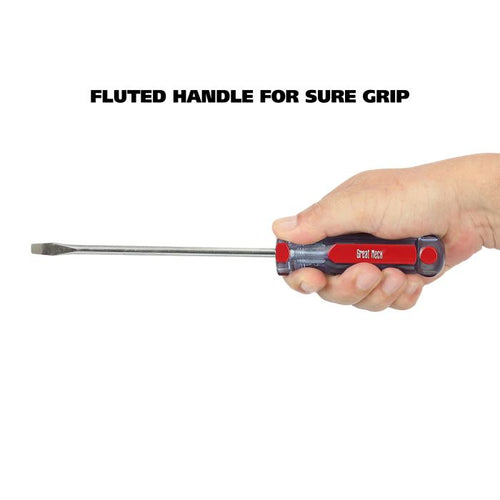 GreatNeck A64C A-Series Slotted Screwdriver 1/4 Inch x 6 Inch