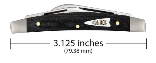 Case Smooth Black Micarta® Small Congress