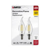Satco S21840 4 Watt CA10 Candelabra Base LED Bulb