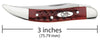 Case Pocket Worn® Corn Cob Jig Old Red Bone Small Texas Toothpick