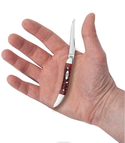 Case Pocket Worn® Corn Cob Jig Old Red Bone Small Texas Toothpick