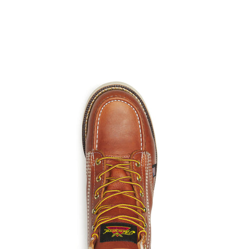 Thorogood American Heritage – 6″ Tobacco Moc Toe – MAXWear Wedge™