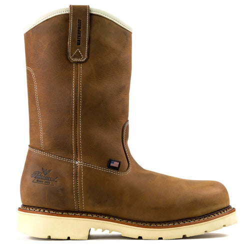 Thorogood American Heritage – Waterproof – 11″ Crazy Horse Safety Toe – Pull-On Wellington