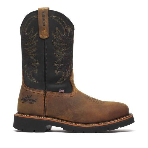 Thorogood Square Toe Wellington – Waterproof – 11″ Safety Toe