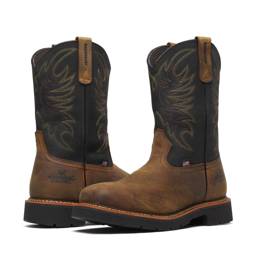 Thorogood Square Toe Wellington – Waterproof – 11″ Safety Toe