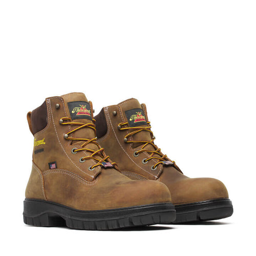 Thorogood Genesis Series – 6″ Chestnut – Nano Safety Toe – Waterproof