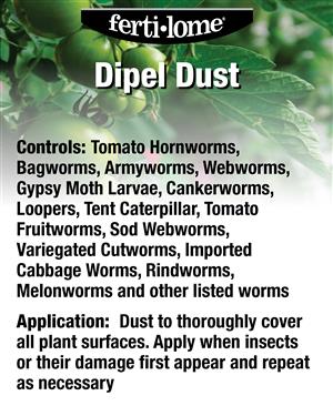 Hi-Yield Dipel Dust Biological Insecticide (4 lbs)