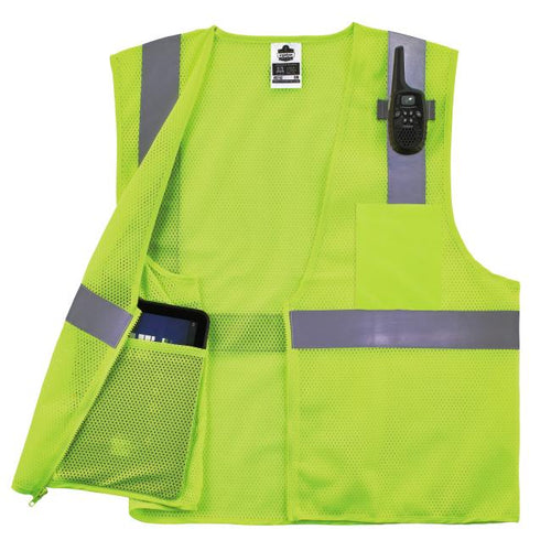 Ergodyne GloWear 8210Z Hi-Vis Safety Vest - Type R, Class 2, Zipper