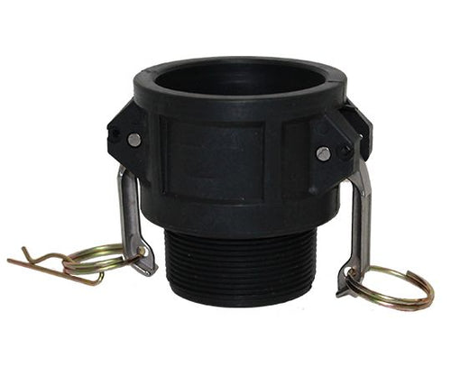 Camlock Fittings B200-PP 2 Female Coupler x 2 Male NPT