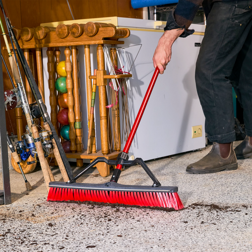Libman #1230 24 FiberForce™ Multi-Surface Push Broom with Squeegee