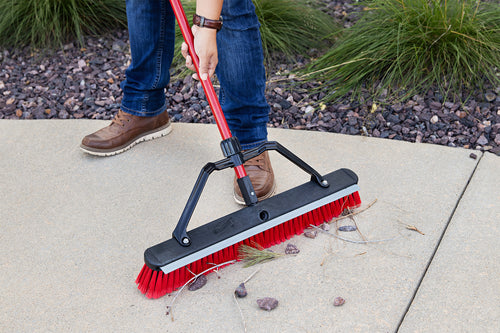 Libman #1230 24 FiberForce™ Multi-Surface Push Broom with Squeegee