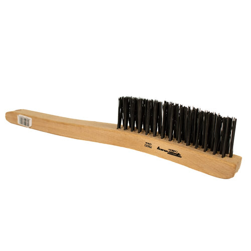 Forney Industries Scratch Brush, V-Groove, Carbon, 3 x 19 Rows
